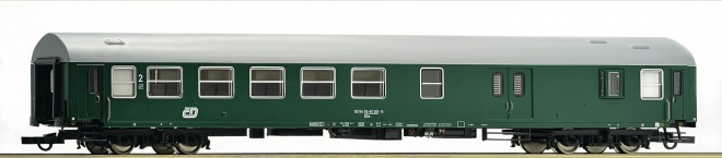 Express train Passenger car type YB70 2nd class with baggage compartment<br /><a href='images/pictures/Roco/161426.jpg' target='_blank'>Full size image</a>